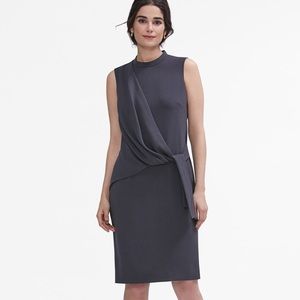 MM LaFleur Marian Dress in Obsidian